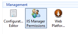 IIS Manager Permissions